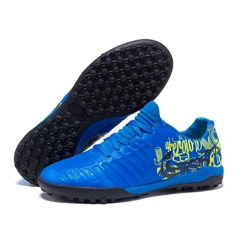 Indoor cr7 ronaldo soccer shoes for kids child Sport sneakers Turf ...