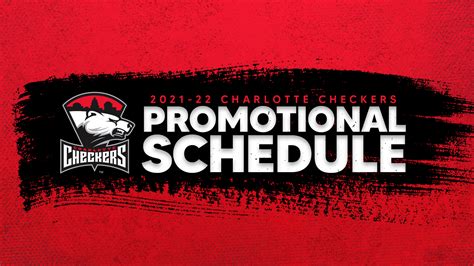 Promotions Schedule - Charlotte Checkers Hockey - charlottecheckers.com