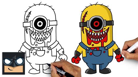 How To Draw Minion.EXE | Step by Step Tutorial - YouTube