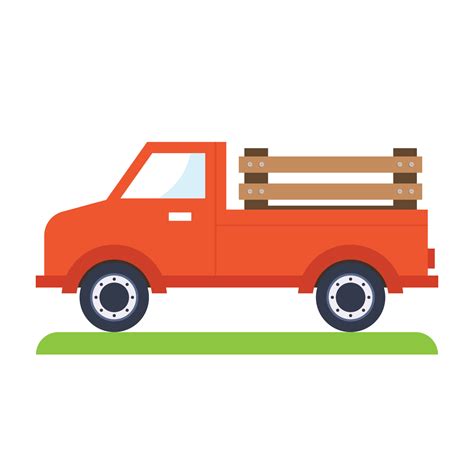 Cartoon red truck vector illustration 3788767 Vector Art at Vecteezy