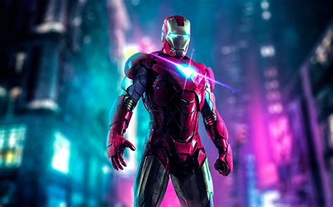 Neon Iron Man Wallpapers - Wallpaper Cave