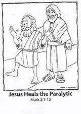Jesus heals  John The Baptist Bible coloring Pages Lessons For sketch template