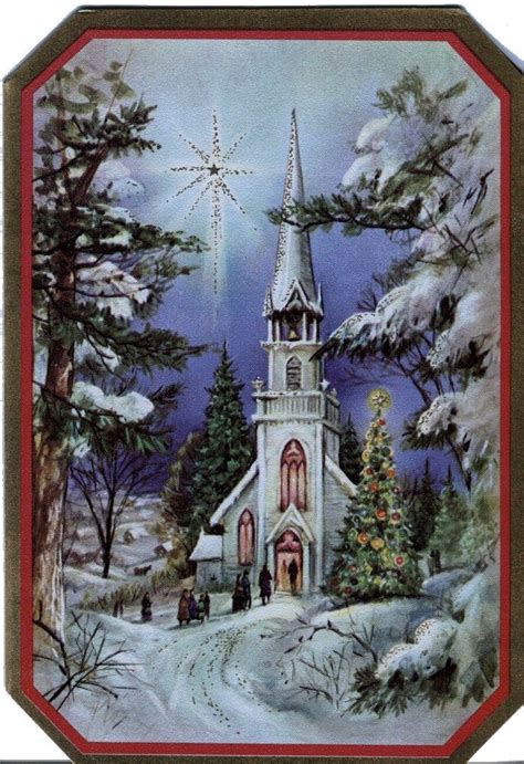 Pin on Old Christmas Post Cards — Christmas Scene