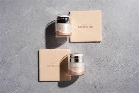 Premium PSD | Make up packaging mockup design