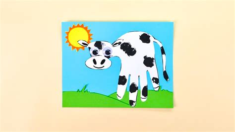 Handprint Cows - Super Simple