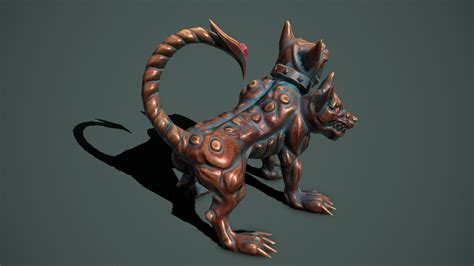 ArtStation - Statue cerberus | Game Assets