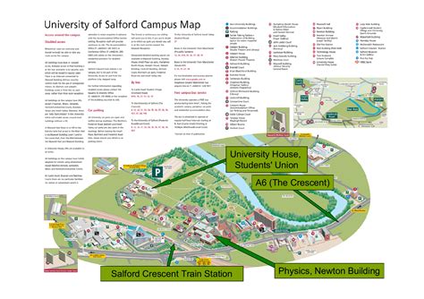 University Of Salford Campus Map