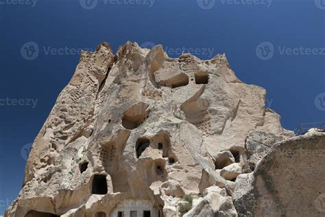 Uchisar Castle in Cappadocia, Turkey 10296469 Stock Photo at Vecteezy