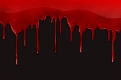 Premium Vector | Blood dripping background