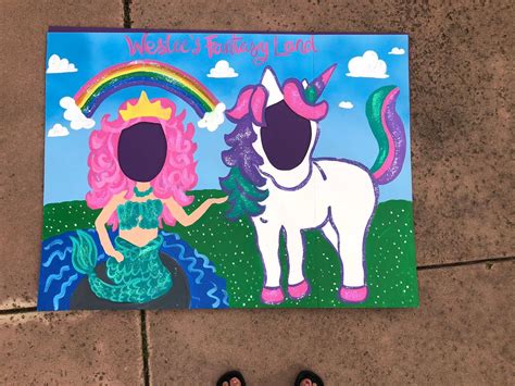 Mermaid Unicorn Party Unicorn Birthday Op Mermaid Photo - Etsy | Unicorn birthday, Unicorn ...