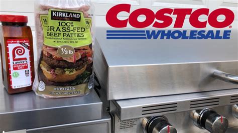 Kirkland 100% Grass - Fed Beef Patties | Costco Frozen Burgers 🍔 | ASMR Cooking Burgers On ...