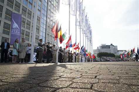 2019 Norfolk NATO Festival Flag Raising Ceremony, Virginia International Tattoo - Concerned ...