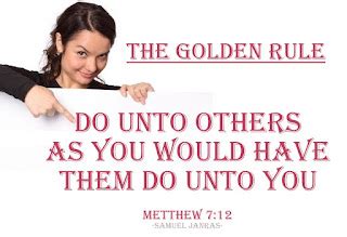 Golden Rule Bible Verse