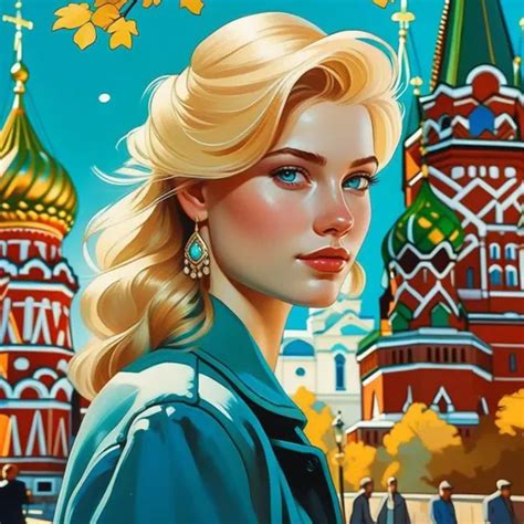 Third person, gameplay, Russian girl, pale skin, blo... | OpenArt