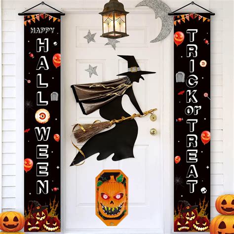 Amazon.com: KatchOn, Happy Halloween Banners for Outside - Large, 72x12 Inch | Trick or Treat ...