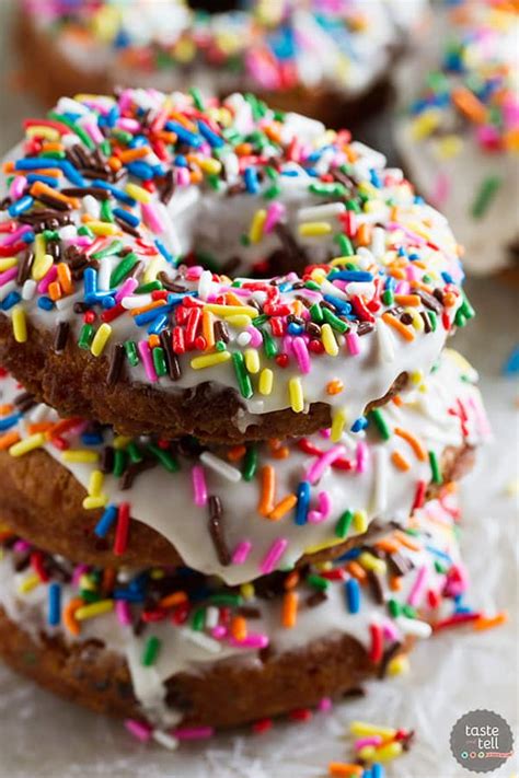 Homemade Funfetti Cake Donut Recipe - Taste and Tell