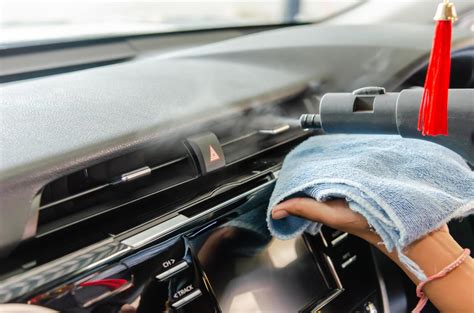 Cleaning the air conditioner of a car 2005361 Stock Photo at Vecteezy