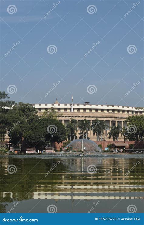 Sansad Bhavan New Delhi stock image. Image of bhavan - 115776275