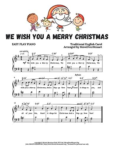 We Wish You A Merry Christmas Piano Sheet Music