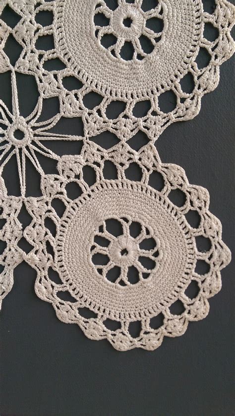 Doily Art on Canvas doily wall decor Victorian wall hanging | Etsy