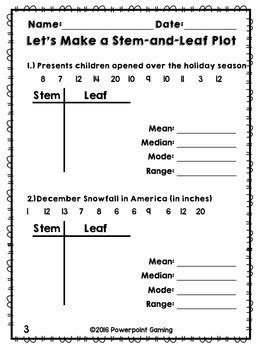 35 Stem And Leaf Plot Worksheet - support worksheet