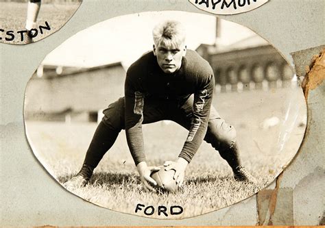 1933 Michigan Football Display with Gerald Ford