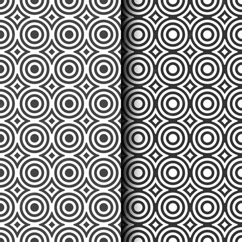 Premium Vector | Black and white hypnotic circle pattern background