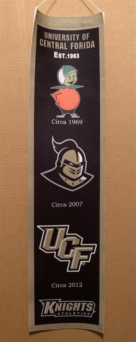 UCF KNIGHTS felt heritage pennant | Etsy