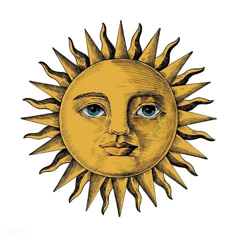 Hand drawn sun with a face | premium image by rawpixel.com ...