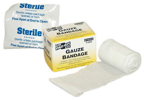 FIRST AID ONLY, Sterile, White, Stretch Gauze - 39N983|5-600 - Grainger