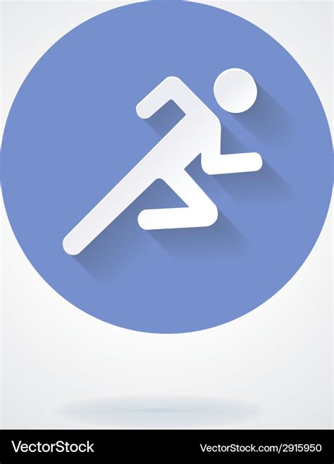 Run icon Royalty Free Vector Image - VectorStock