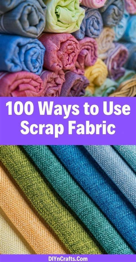 100 Brilliant Projects to Upcycle Leftover Fabric Scraps - If you love ...