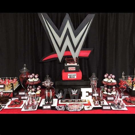 WWE Birthday Party Ideas | Photo 1 of 8 | Wwe party, Wwe birthday, Wwe birthday party