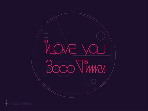 i love you 3000 by hamza herbou on Dribbble