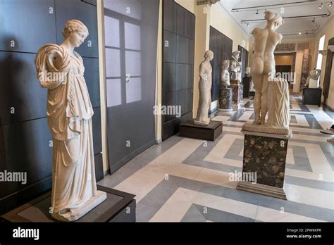 Halls of the Horti Lamiani interior in Capitoline Museums, Palazzo dei Conservatori, Rome, Italy ...