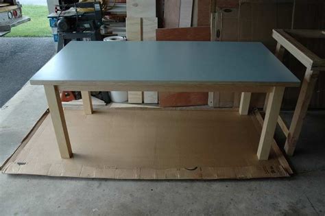 Handmade Formica Topped Table by Wooden-It-Be-Nice | CustomMade.com