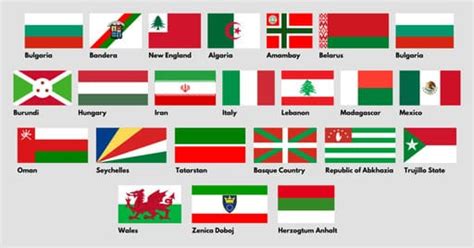 Green White Red Flag: +20 Countries With These Colors - Eggradients.com