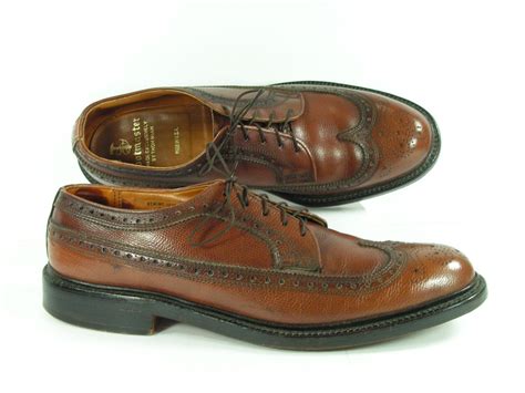 Vintage wingtip dress shoes mens 10.5 D brown oxford brogue | Etsy | Dress shoes men, Oxford ...