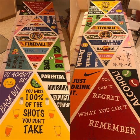 College Beer Pong Table | Diy beer pong table, Beer pong table painted, Beer pong table diy