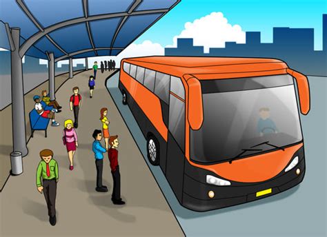 Bus Station Cartoon Images – Browse 6,086 Stock Photos, Vectors, and Video | Adobe Stock