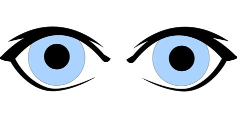 Free vector graphic: Eyes, Blue, Drawing, Isolated, Look - Free Image ...