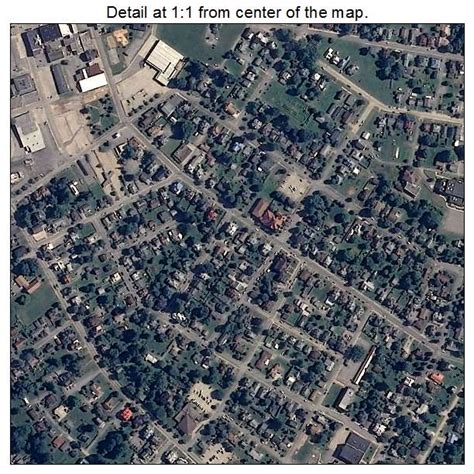 Aerial Photography Map of Buckhannon, WV West Virginia