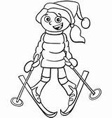 Cartoon Girls Characters And Sports Set coloring Vector Image sketch template