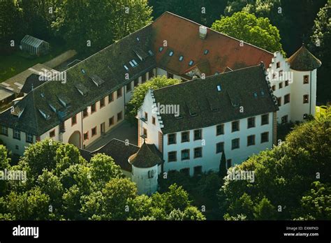 Hohenfels Castle with Schule Schloss Salem, Baden-Wuerttemberg Stock ...