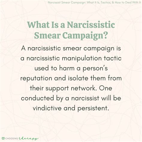 What Is a Narcissistic Smear Campaign?