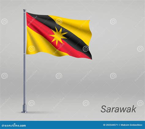 Flag Of Sarawak, Malaysia. Royalty-Free Stock Photo | CartoonDealer.com ...