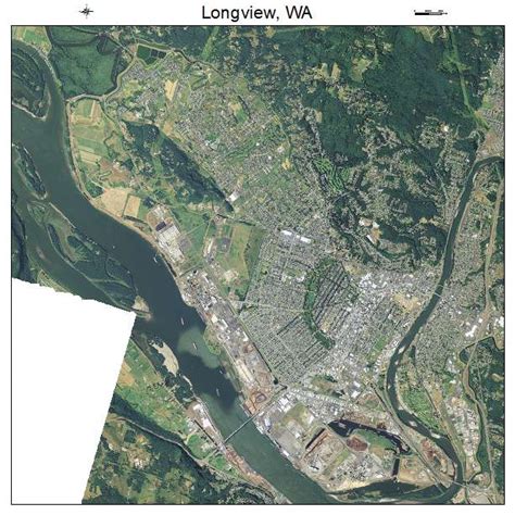 Aerial Photography Map of Longview, WA Washington