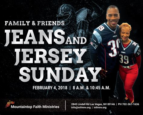 Family & Friends Jeans & Jersey Sunday - Mountaintop Faith Ministries