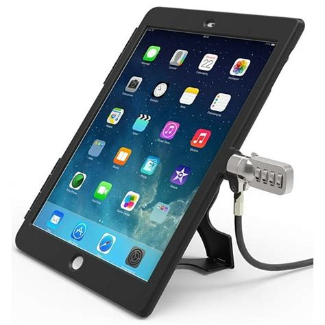 Compulocks Locking Case with Cable Lock for iPad Air 1/2/Pro 9.7" - Black - Walmart.com ...