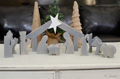 Wooden Nativity Set - 2 Different Looks! - U Create